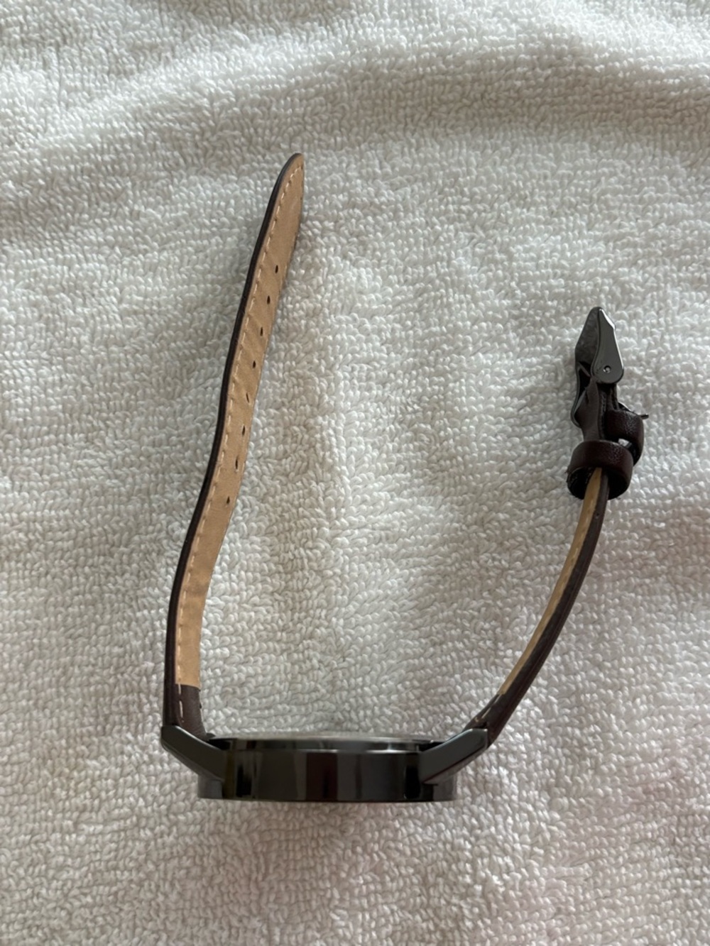 Perry Ellis Brown Leather Strap Watch with Black Dial - Picture 6 of 6